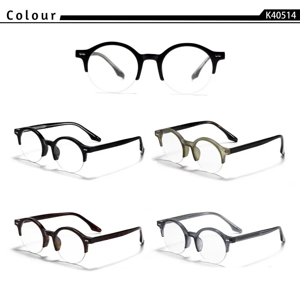 CATERSIDE Unisex Anti-Blaulicht-Brille Tr-90 Halbrahmen-Brillengestell Business Freizeit Computer Blaulicht-Schutzbrille – Detail 5
