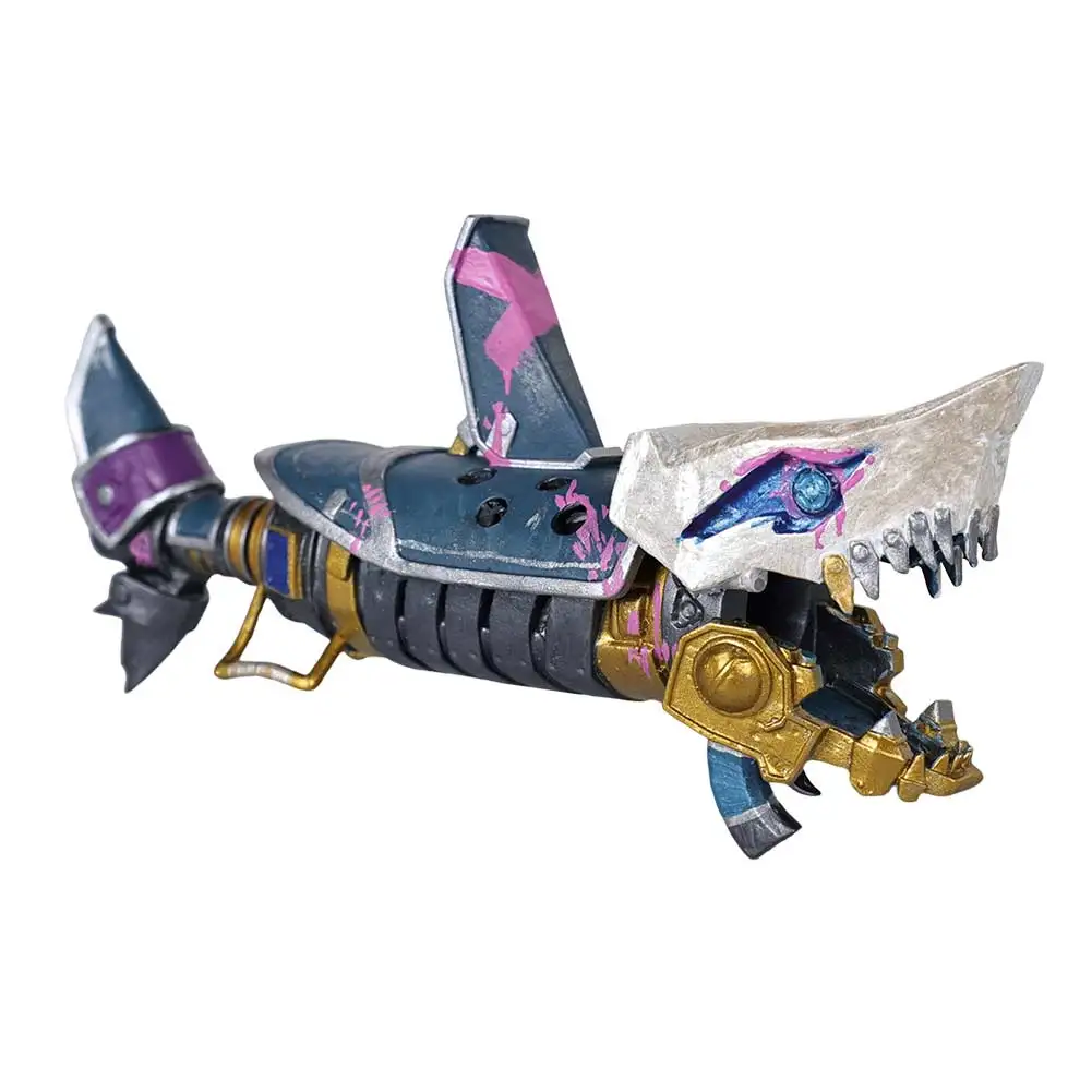 Arcane Jinx Cosplay Shark Ornament LoLCartoon Weapon Disguise Men Women Costume Accessories Halloween Carnival Party Props