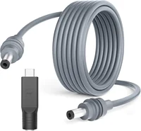 2/5M para Starlink Mini Cable de alimentación CC a CC con convertidor CC hembra a tipo C macho para Starlink Mini impermeable al aire libre