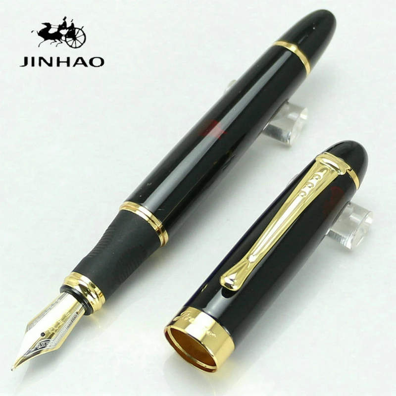 

JINHAO X450 High Quality Multiple Styles Fountain Pen 18KGP Nib Rhododendron Simsii Stationery School&Office Supplies Writing