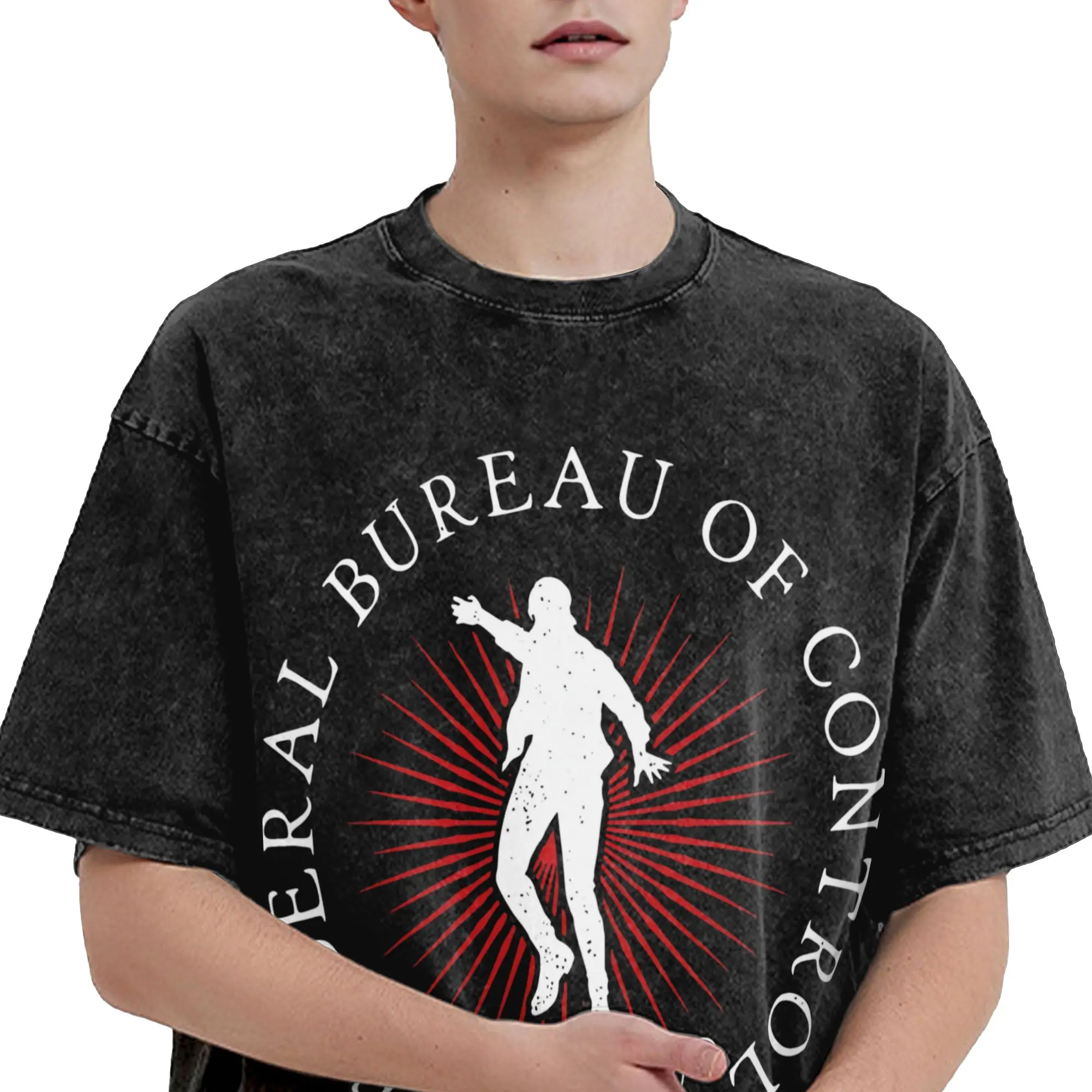 Jesse Control T Shirts Hip Hop Washed 100% Cotton High Street T-Shirt  Novelty for Men Women Streetwear Summer Tops Tees