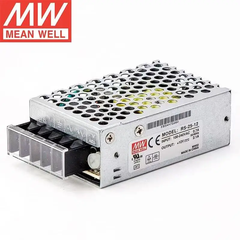 

Тайваньская компания Mean Well 12V 2.1A блок питания переключения с одним выходом AC-DC абсолютно новый оригинальный аутентичный