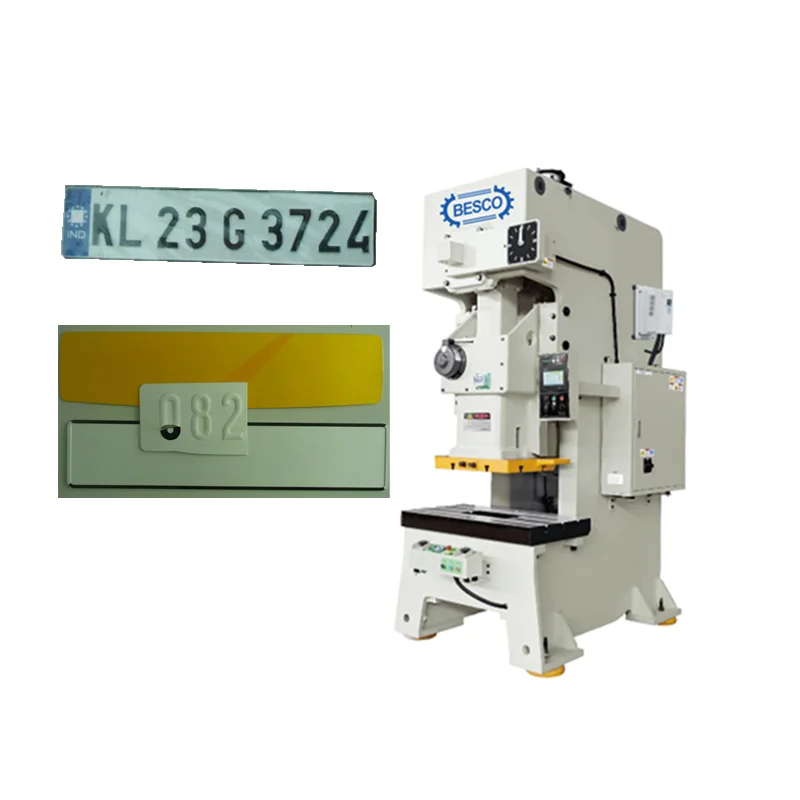 Power Press Punching Machine for Making Car Number Plate Llicense Custom Uk Number Plate Metal Car Plate Number Design Machine