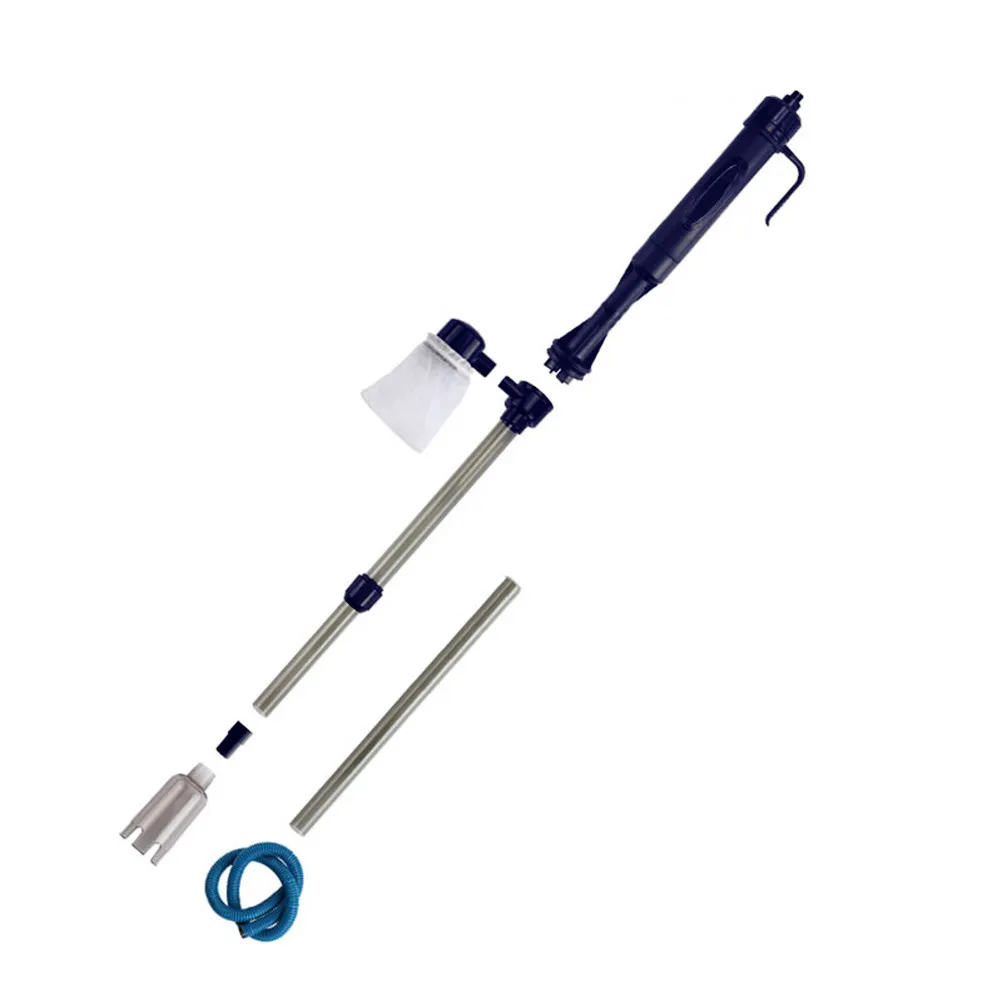 Electric Fish Tank Cleaner Adjustable Aquarium Gravel Vacuum Siphon Pump Battery Operated Large Small Aquarium Dirt Removal