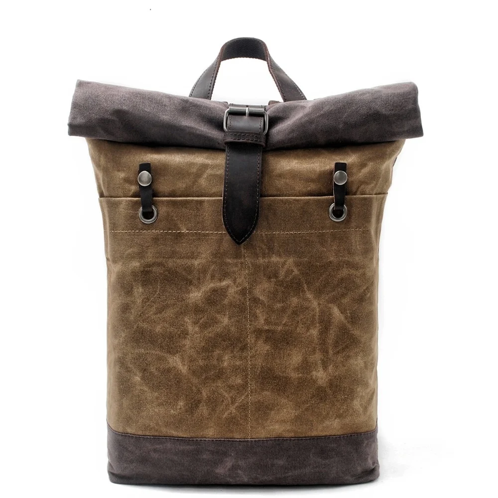 

Batik Canvas Backpack bag men's waterproof travel