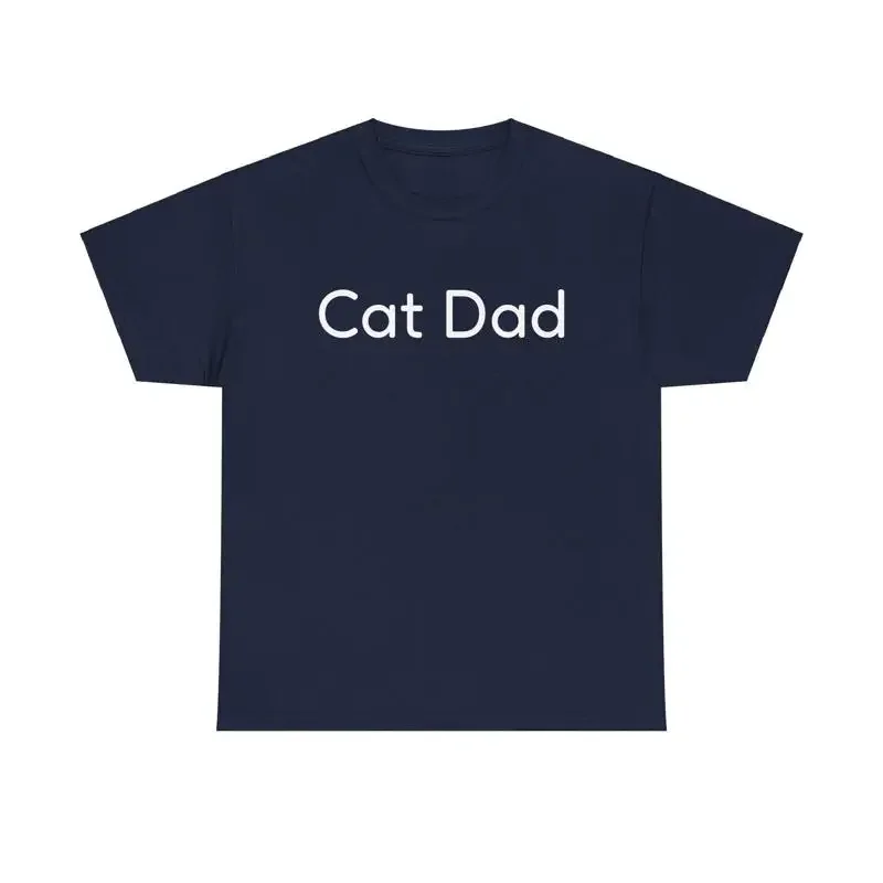 Cat Dad Shirt cute cool simple style trendy feline pet owner animal kitten tee