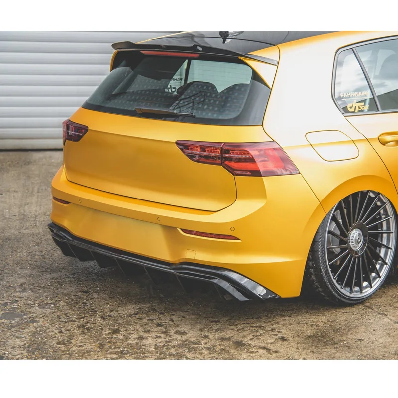 Suitable for Volkswagen Golf 8Pro Max Rear Lip Bumper spoiler diffuser body kit view 3