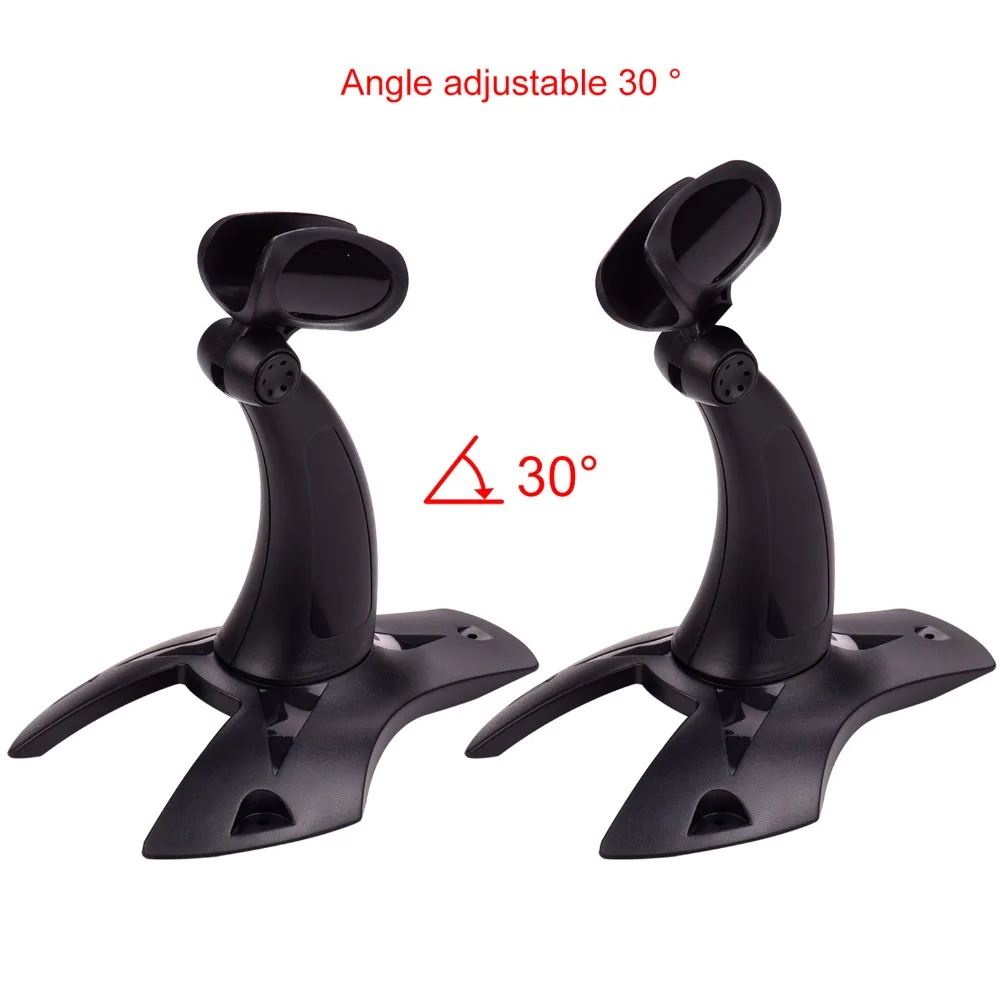 ABS Barcode Scanner Stand Large Base Ultra Stable Bracket Stand Holder Hands Free Design Detachable Hands Free Scanner Stand