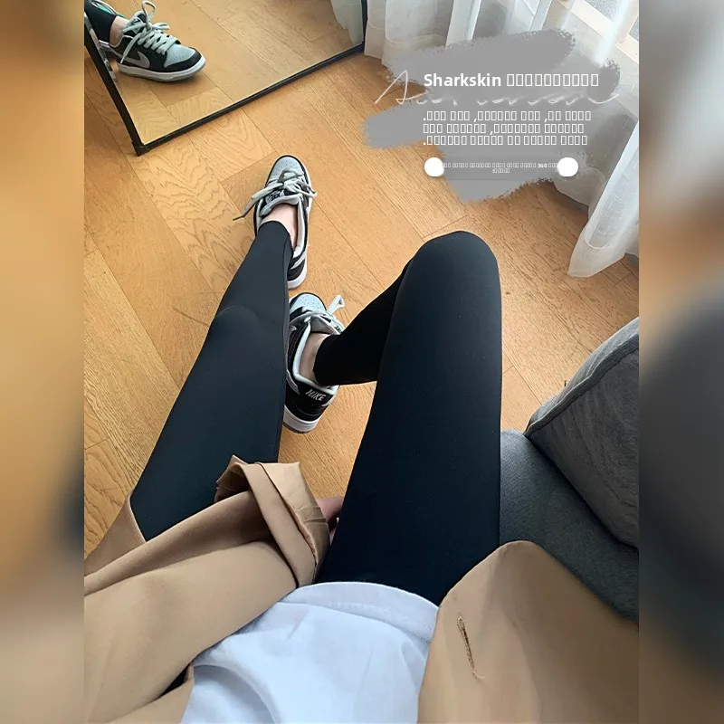 

Новые женские облегающие леггинсы для йоги из нейлона и спандекса с высокой талией, эффектом подтяжки ягодиц, средней длины, комфортные, для базового слоя