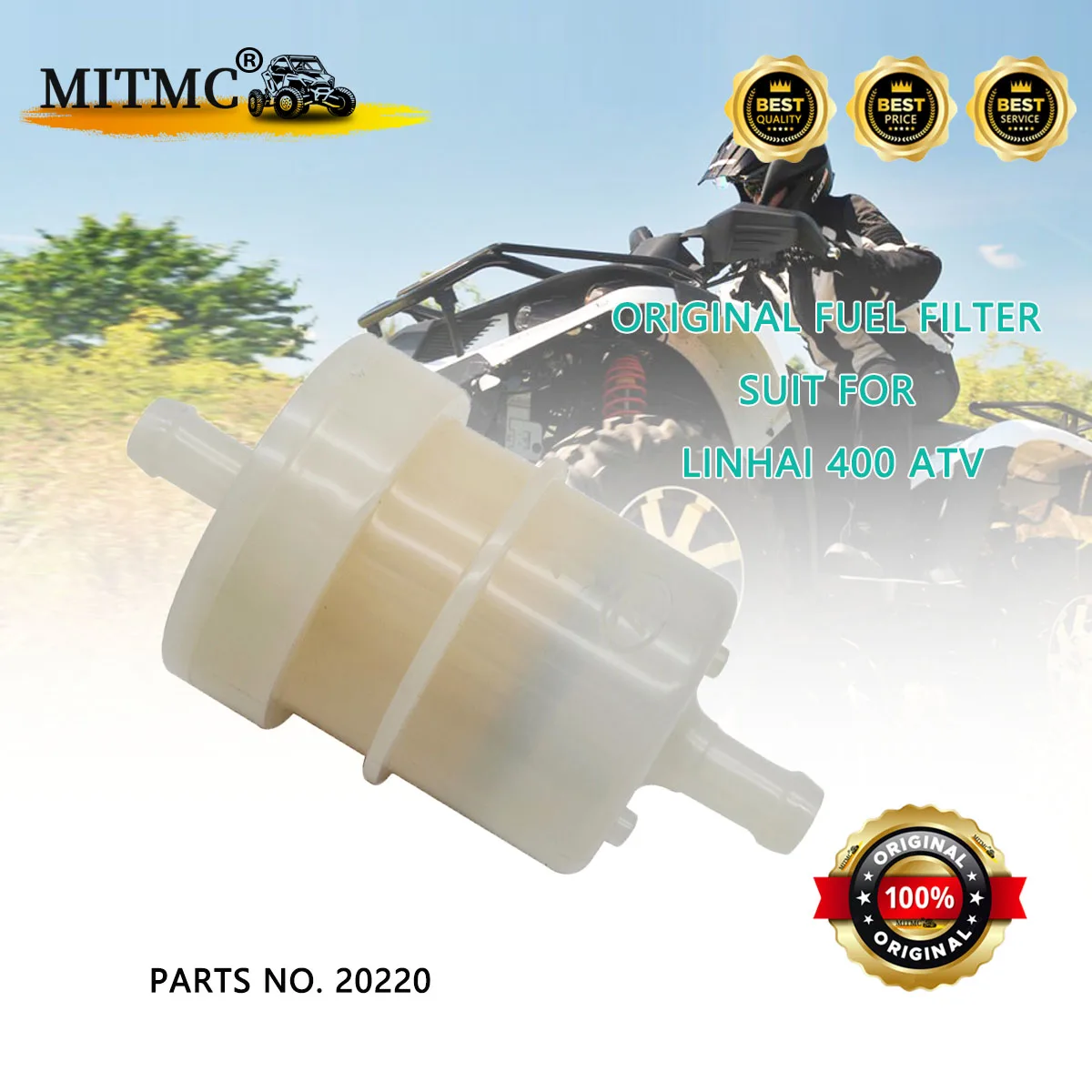 

Original Fuel Filter Suit For LINHAI 400 ATV/LH400ATV CODE IS 20220