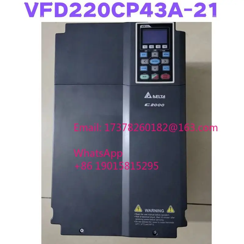

Подержанный инвертор VFD220CP43A-21 протестирован в порядке