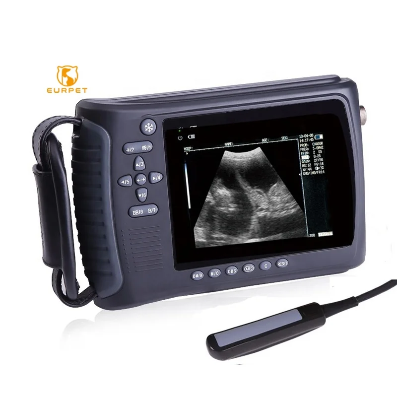 

Veterinary Full Digital Portable Vet Ultrasound Scanner for veterinary animal with rectal probe