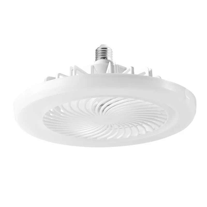 LED Fan Light New E27 Screw Mouth Suction And Suspension Dual-purpose Multifunctional Bedroom Energy-Saving Ceiling Fan Light