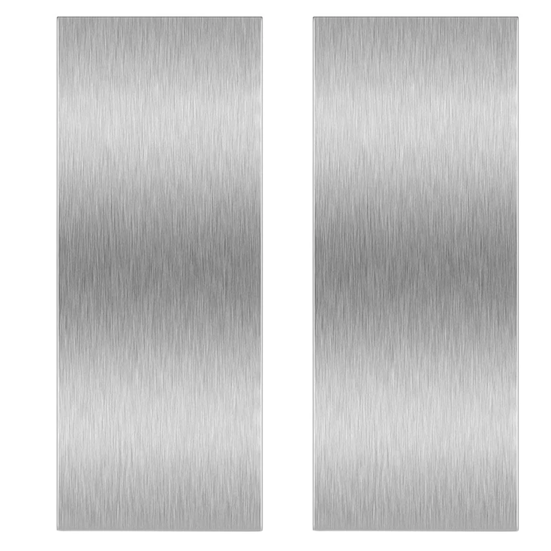 2X 10 inç paslanmaz çelik kek kazıyıcı büyük kenar şerit kenar pürüzsüz kazıyıcı kek dekorasyon tarak kek kazıyıcı