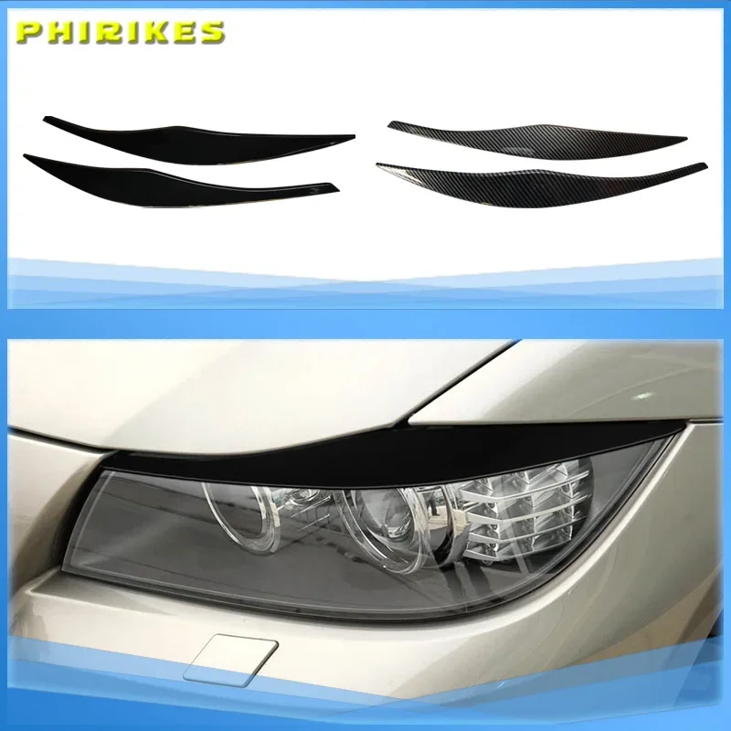 

Car Front Headlight Eyebrows Cover Eyelids Trim Car Styling For BMW 3 Series E90 E91 2005 2006 2007 2008 2009 2010 2011