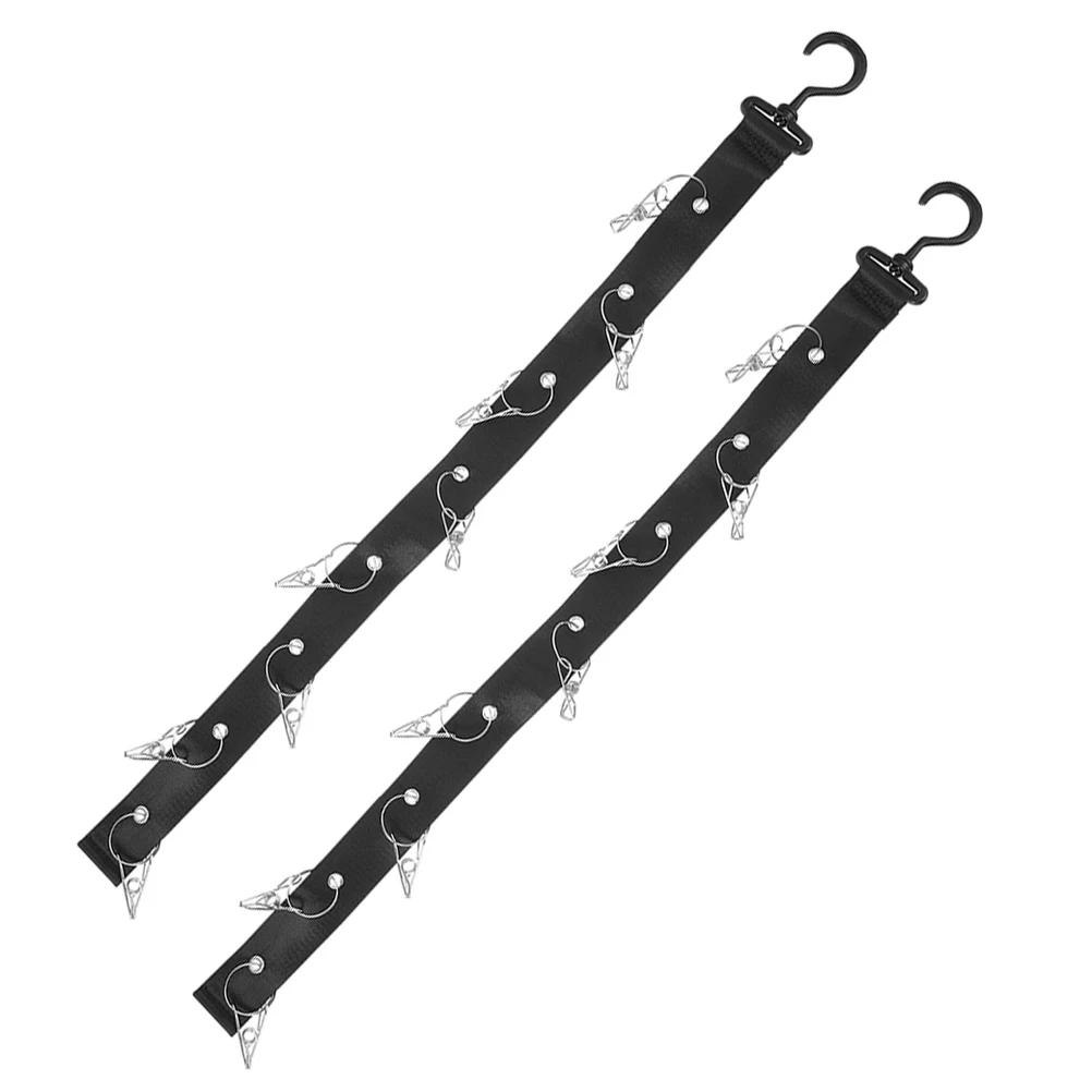 

2pcs Hanging for Hockey Equipment Portable Hockey Hanger Hanging Drying Strap Sports Organizer Camping Gear Storage Strap