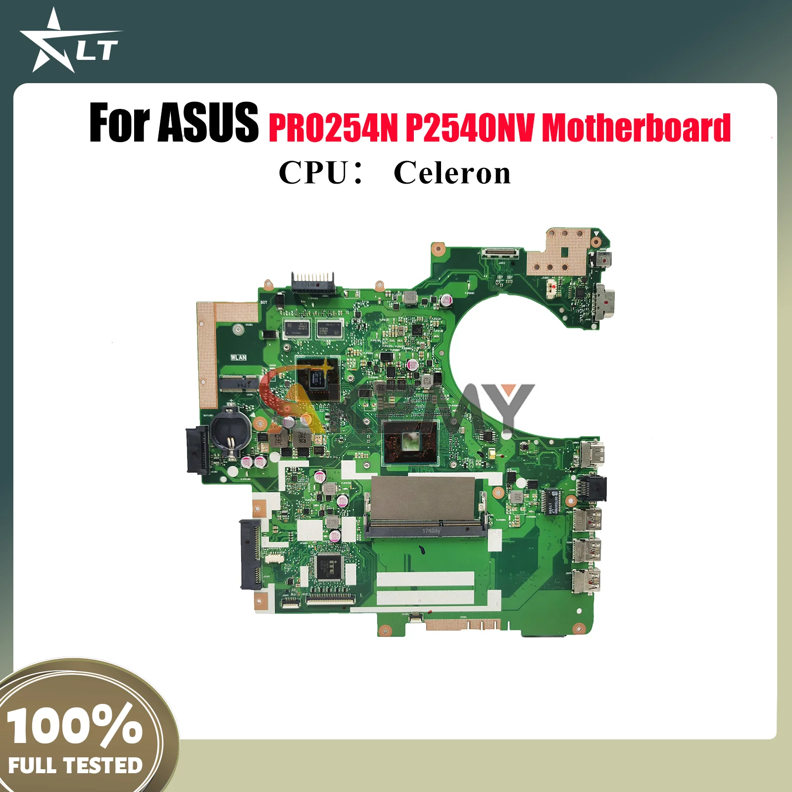 

P2540NV Материнская плата для ноутбука ASUS ProArt P2540NV P2540N PRO254N Материнская плата для ноутбука с процессором Celeron 100% тестирование ОК быстрая доставка