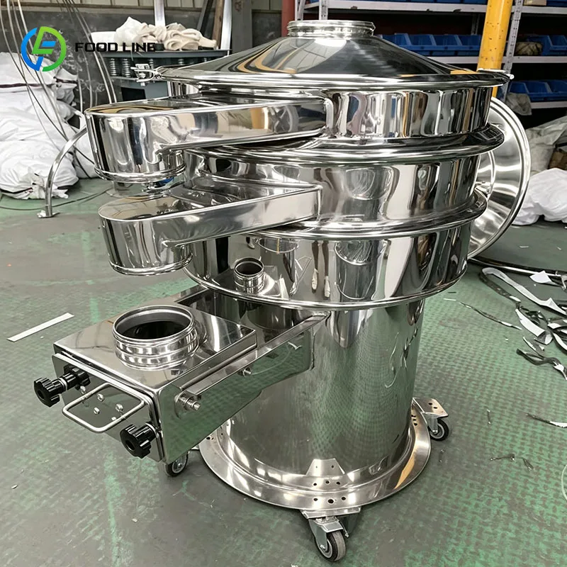 Food Sifter Vibrating Sieve Vibro Sifter for Soybean Sesame Rice Corn and Wheat Grain Sorting Customized
