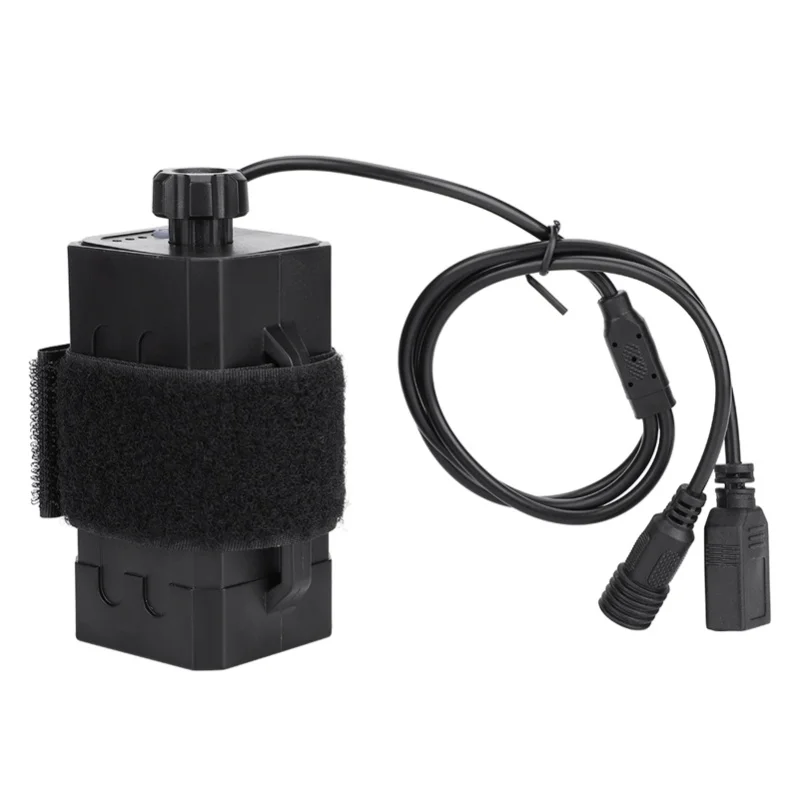 

Водонепроницаемый корпус для аккумулятора 18650 с двойным интерфейсом USB/DC для велосипедного фонаря