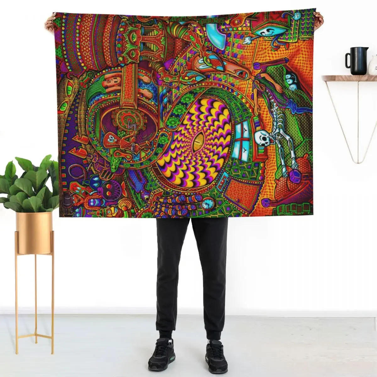 

Carnival of the Abyss Throw Blanket Warm Napping Blanket for Office Couch Bed