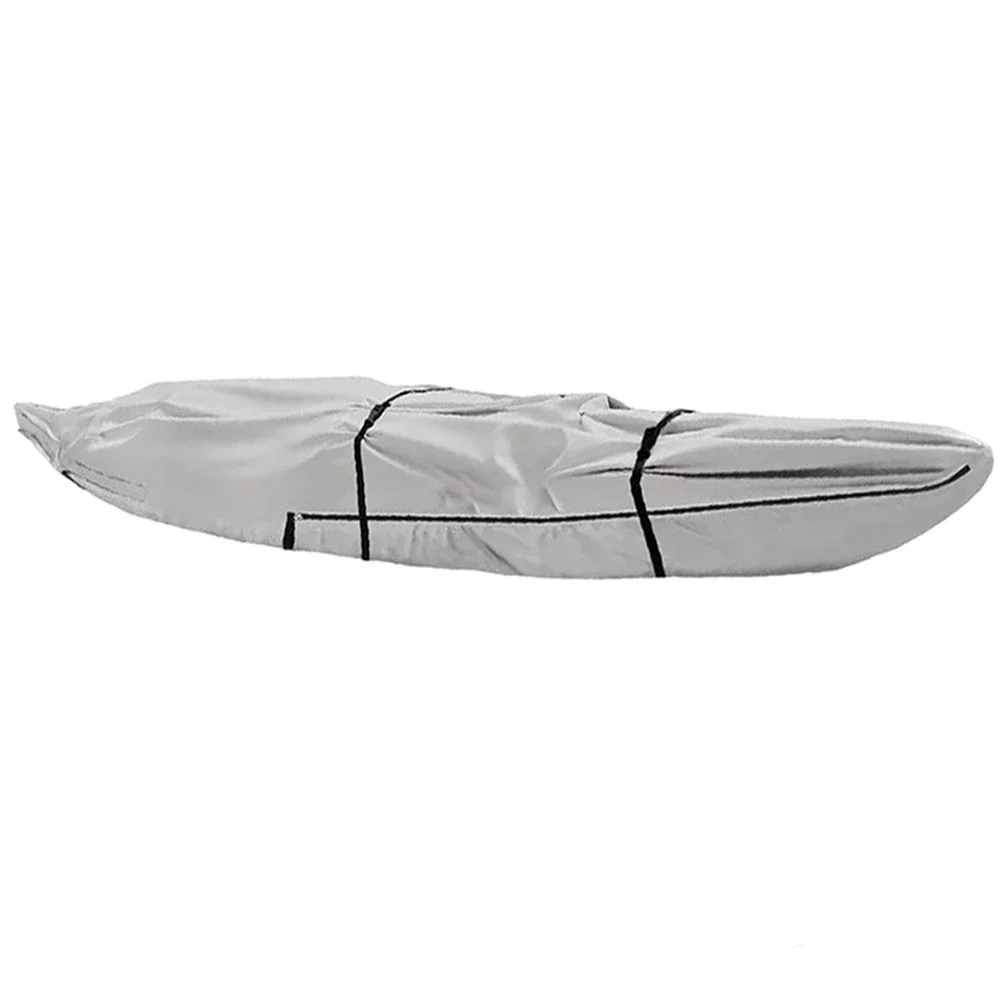 

Full Coverage Cover Canoe Cover For Sun Protection UPF 50 Protection 420D Oxford Fabric Fading Protection Waterproof ZIP Design