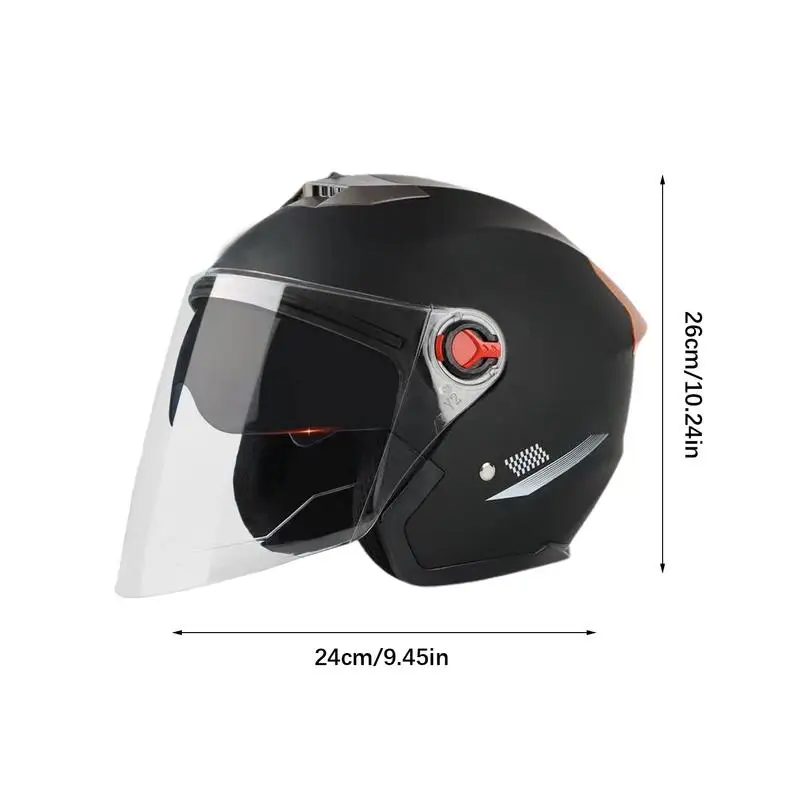 New Open Face Motorcycle Helmet Motorbike Helmets Seasons Safety Motor Bike Scooter With For Men Women Hot Sales