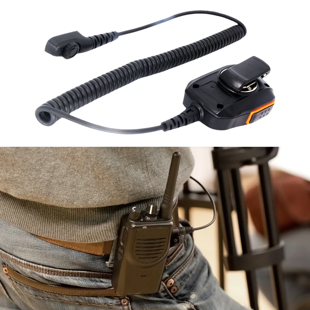 PTT Handheld Mic Microphone Waterproof Speaker Clear Sound For Hytera HYT PD702 PD700 PD700G Walkie Talkie 3.5mm Audio Jack