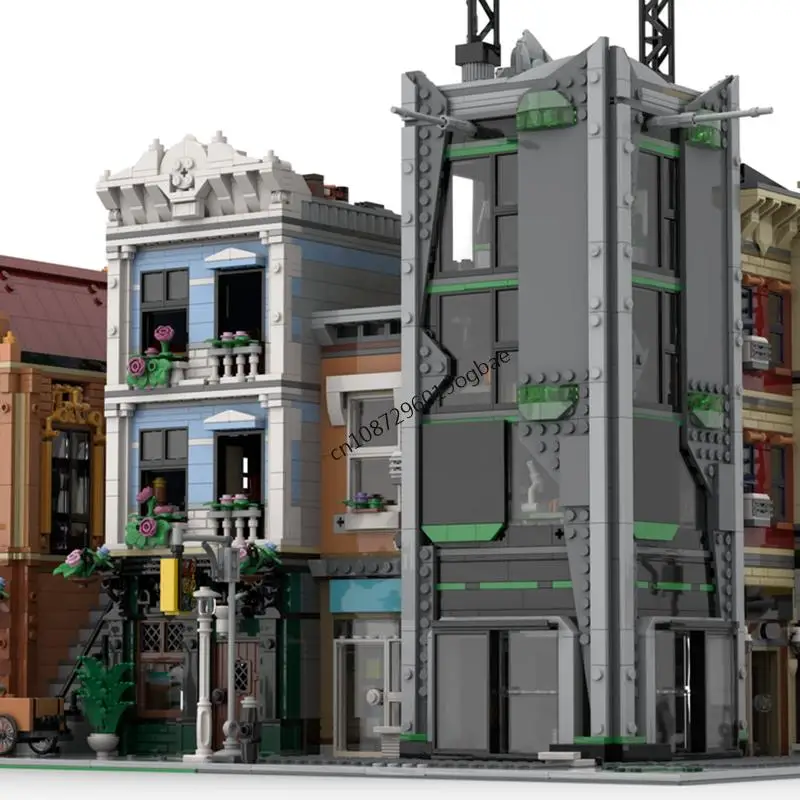 

Новый конструктор из 1809 деталей: Модель башни Oscorped по мотивам знаменитого фильма о героях. Креативные идеи для самостоятельной сборки. Детские игрушки. Подарки на День рождения и Рождество.