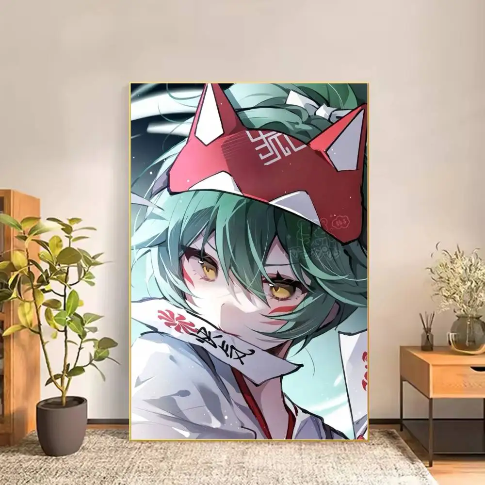 New O-Overwatch Kiriko Poster Versatile HD Waterproof Wall Art Self-Adhesive Decor for Any Space Ideal Gift