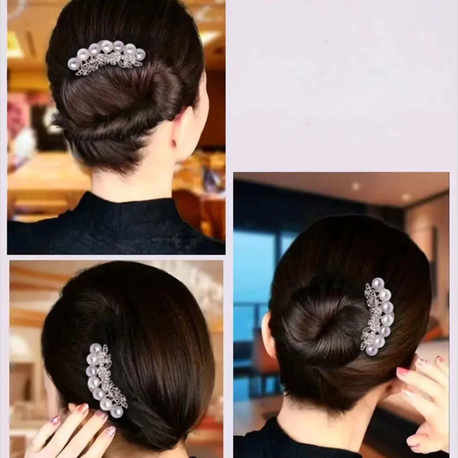 

Hair Comb Women's Alloy Rhinestone Hair Comb Shiny Full Rhinestone Butterfly Hair Accessory For Long Short Curly Straight Hair