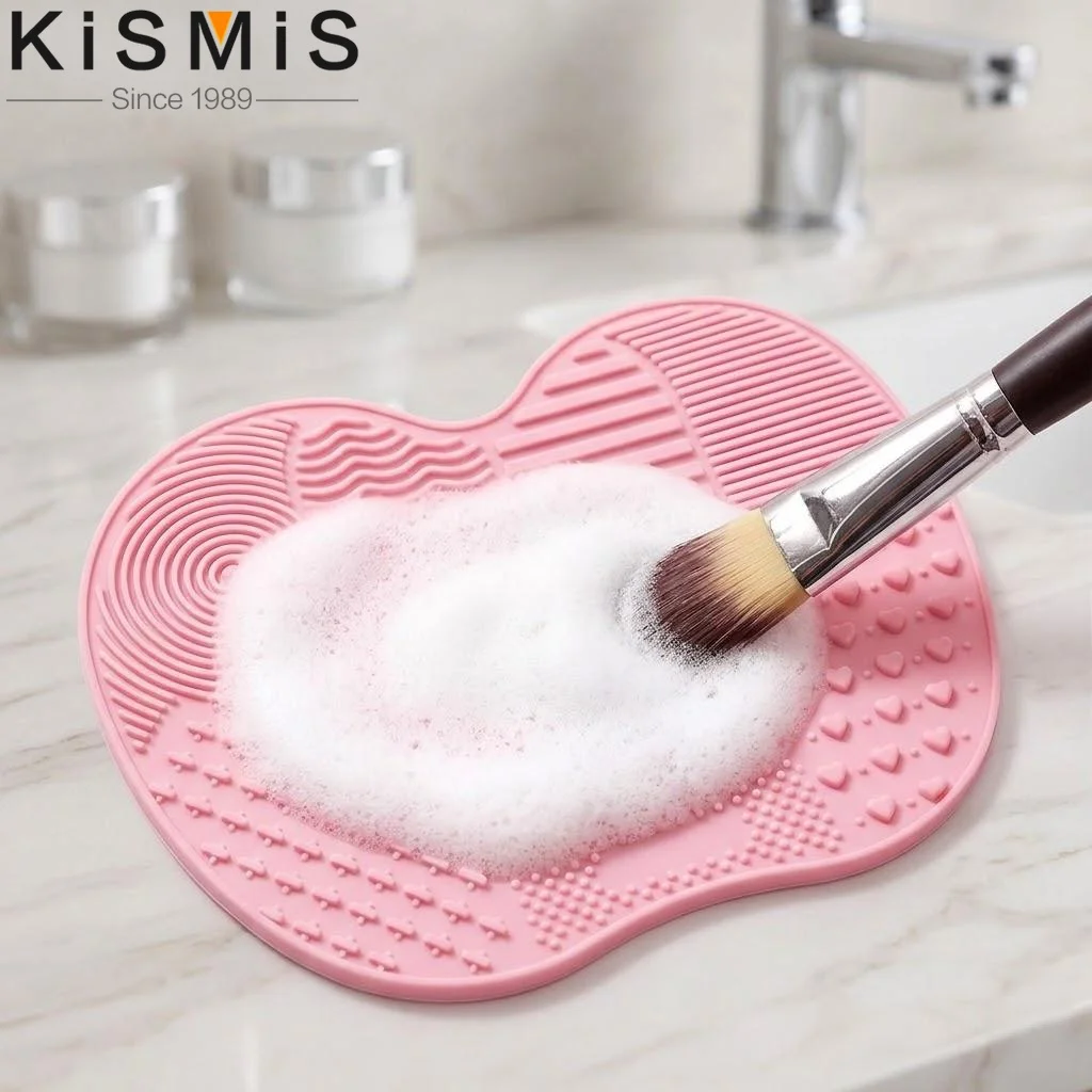 Silicone Makeup Brush Cleaning Mat Scrubber Pad Easy Care Foundation Cleaner Tools Beauty Health