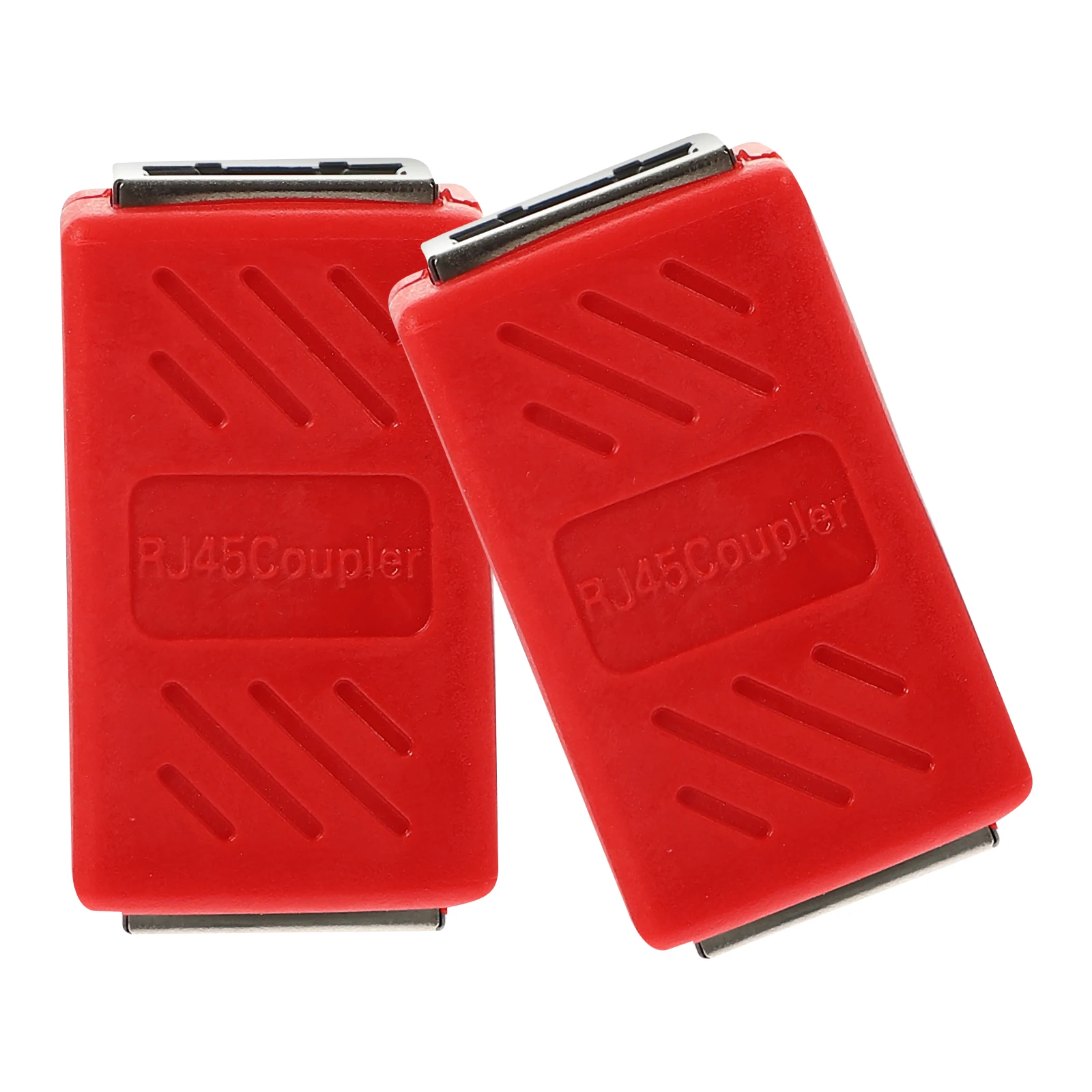 

2Pcs Connector Cat6 Network Cable Coupler ABS Zinc Alloy To Ethernet Adapter Female to Female Adapter Split