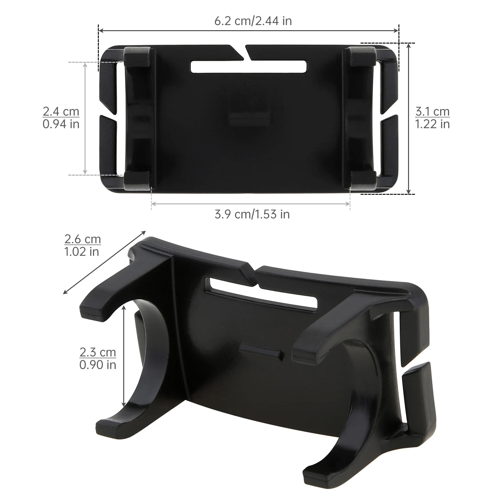SecurityIng Elastic Headband Adjustable Headlight Strap for 22-26mm Torch Headlight with 2pcs Headlight Bracket,Head Lamp Strap