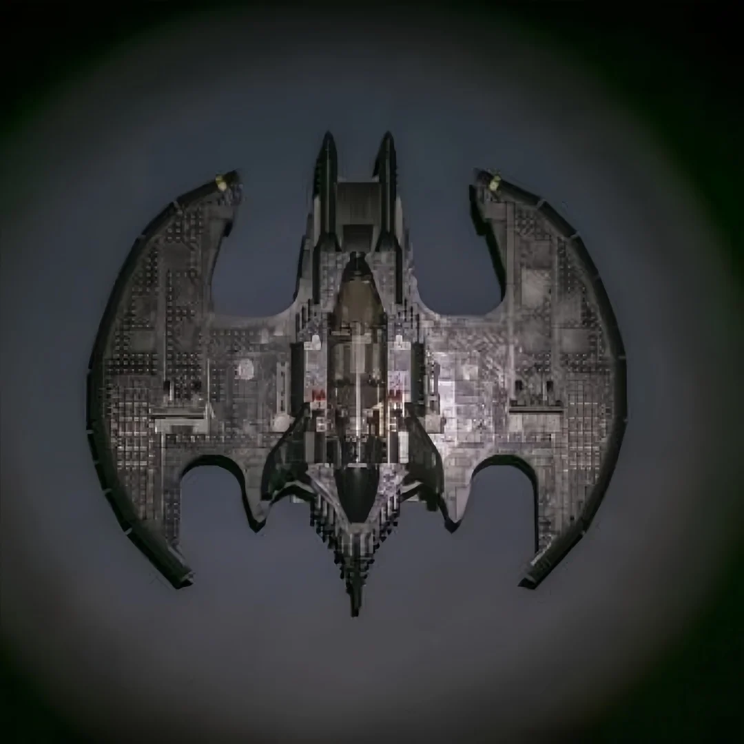 

76161 Конструктор Disney 1989 Batwing Bricks, совместимый с 2363 деталями, настенный декор, самолет, супергерой, подарок на день рождения для мальчика, игрушка