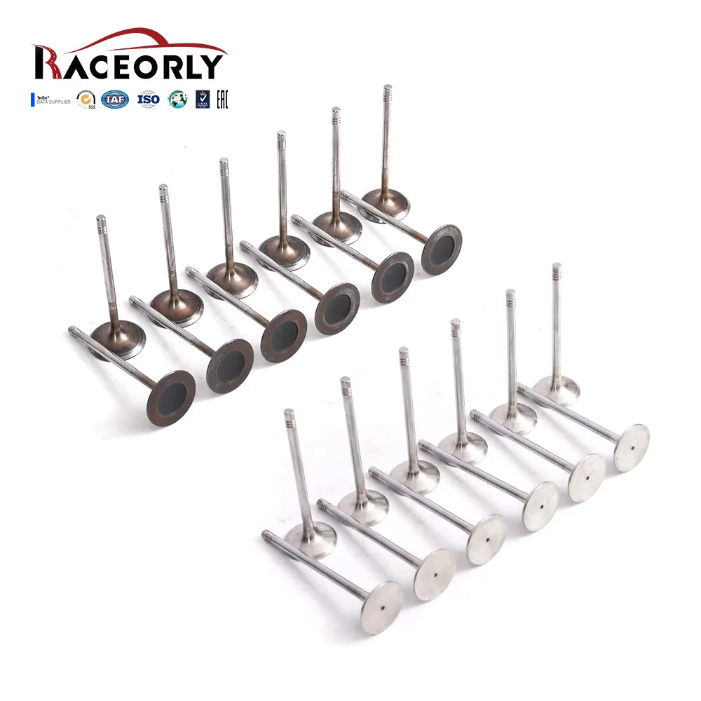 

RACEORLY24* Intake Exhaust Valves Set For Porsche Panamera 970 3.6L V6 4620 4640