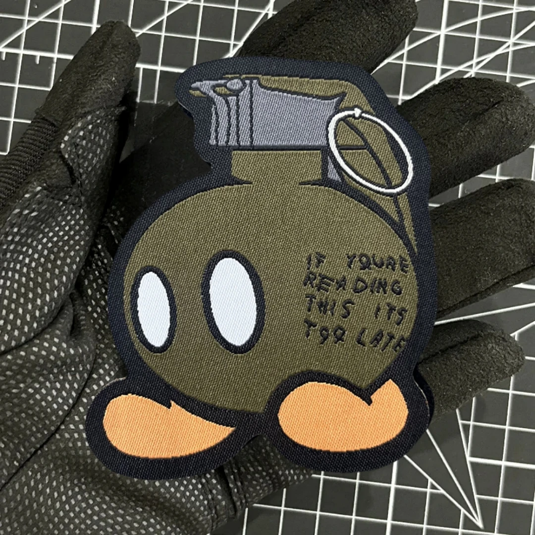 

"Anti-infantry Grenades" Morale Badge Patch Military Army Armband Hook and Loop Clothing Backpack Tactical Accessories Sticker