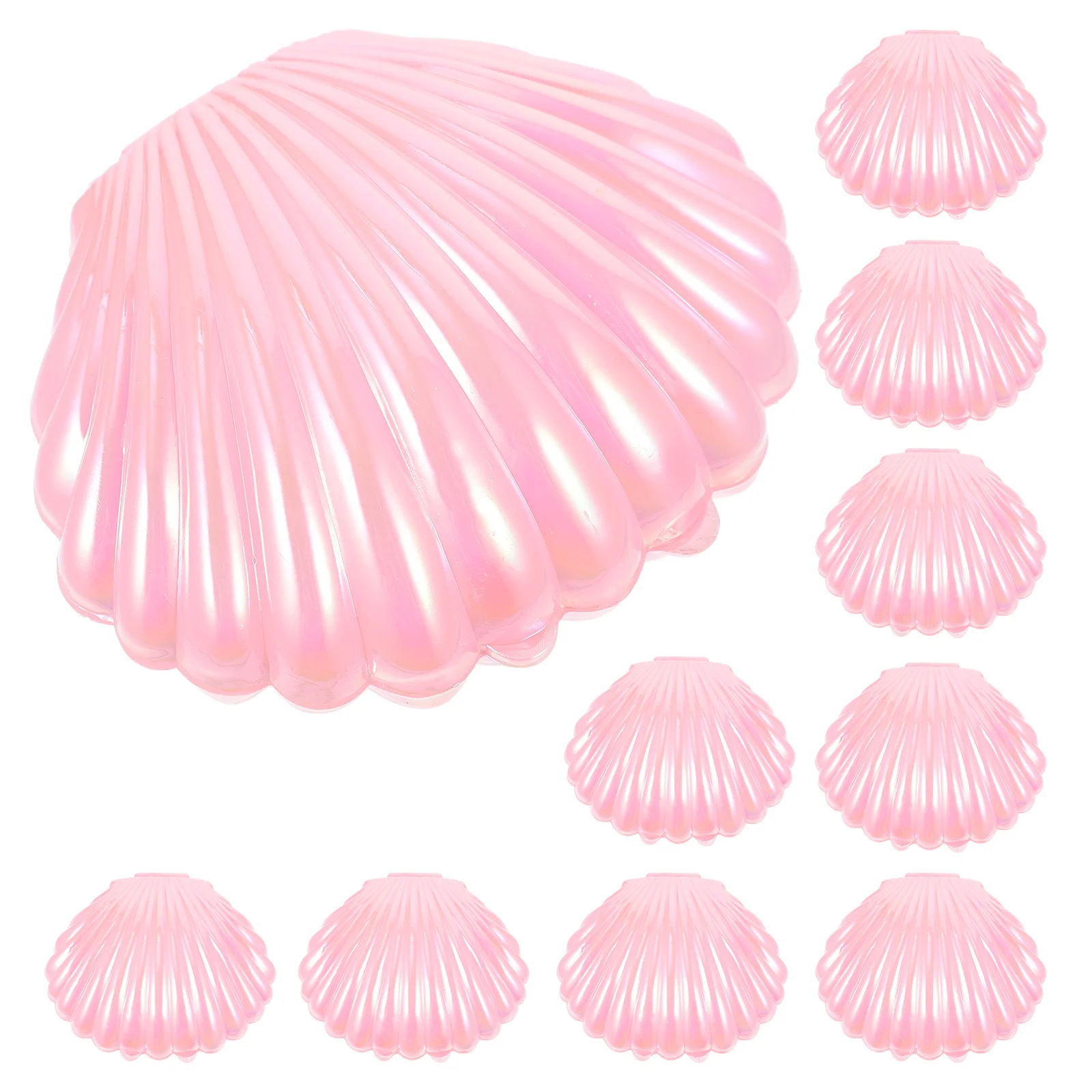 

10Pcs Shell Shaped Candy Boxes Safe Portable Storage for Chocolates Jewelry Sweets Seashell Candy Box Party Favor Containers