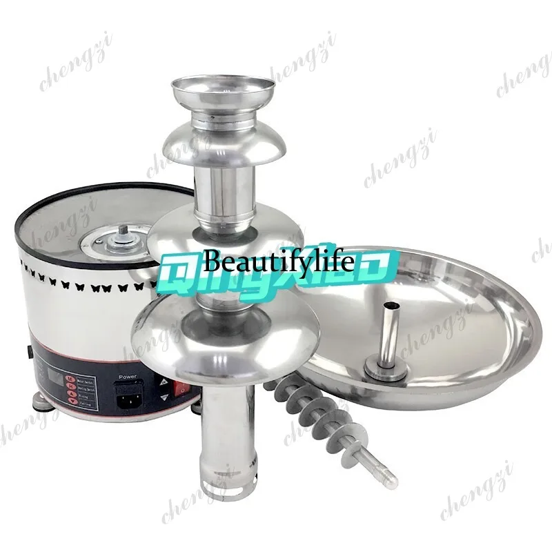 

81 Automatic Chocolate Fountain Machine Spray Tower Stainless Steel Commercial Household For Wedding Hall Party Waterfall Dess
