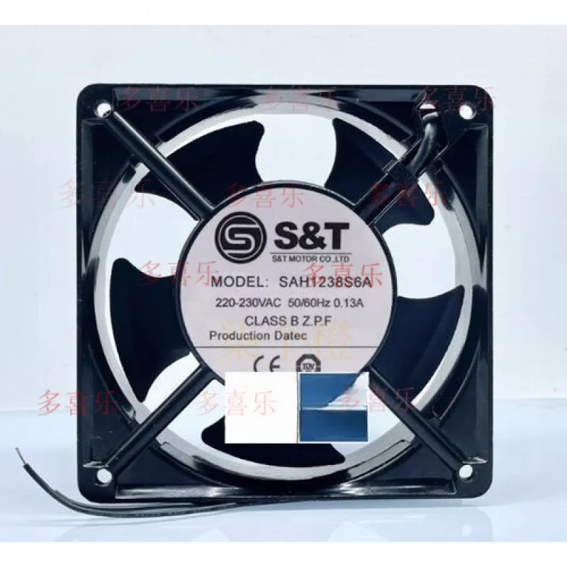 

ZMZM 1PC for SAH1238B6A 2-wire 12CM 12038 220V 0.13A Chassis Cabinet Cooling Fan