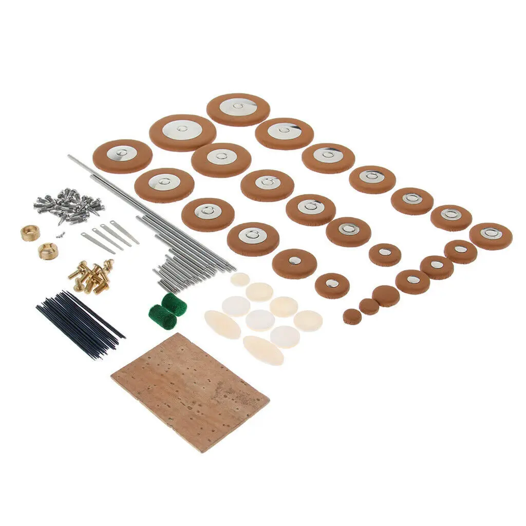 Sax Cushion Shaft Stick Screw Cork Spring Needle Repair Parts Accessories Midrange Tenor Accessories Set