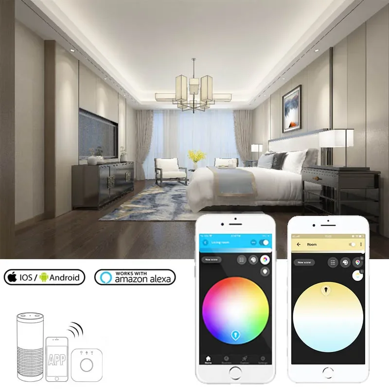 Zigbee USB 5V RGB LED Strip Light Tuya Smart Life APP Control  5050 Lamp Work With  Alexa Google Home TV Back Lighting 2m 3m 5m