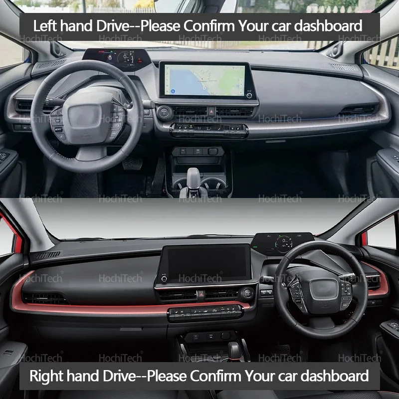 Für Toyota Prius XW60 Fünfte Generation 2022 2023 2024-Present Dashboard Abdeckung Pad Auto Liner Anti-Uv Matte Sonnenschirm Dashmat Teppich – Detail 6