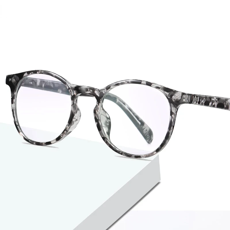 

Women Blue Light Blocking Glasses Men Anti Blue Computer Optical Prescription Reading Eyewear TR90 Round Eyeglasses Frame