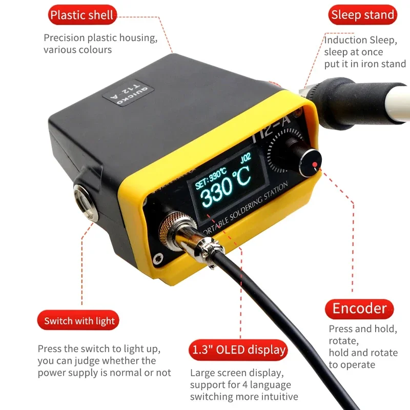 Cordless DIY T12 Soldering Iron Station for Makita/Dewalt/Milwaukee/Worx/Devon 18V 20V Li-ion Battery Welding Tool Quick Heating