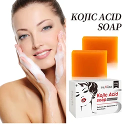 2pcs 65g Kojic Soap for Face Body Acid Moisturizing Soap kin Nourishing Smoothing Improve Dull Brighten Skin Care