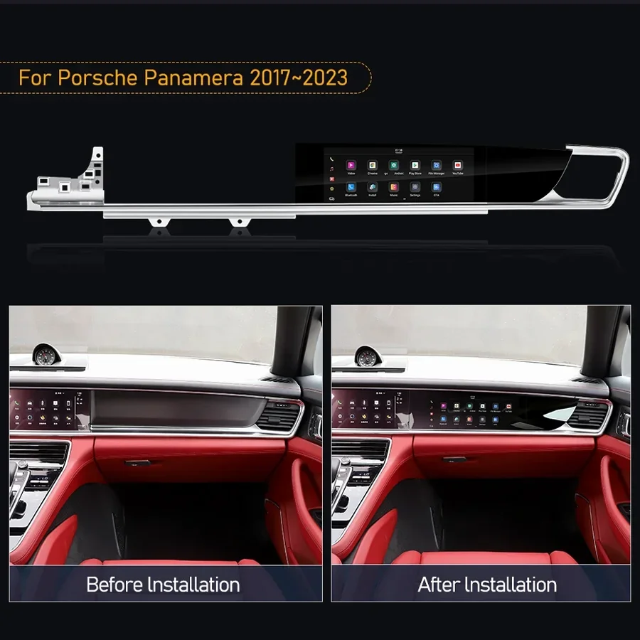 11inch Upgraded Copilot Smart Screen for Porsche Panamera 2017-2023 GPS Navi Android Car Radio Multimedia Video Player Carplay