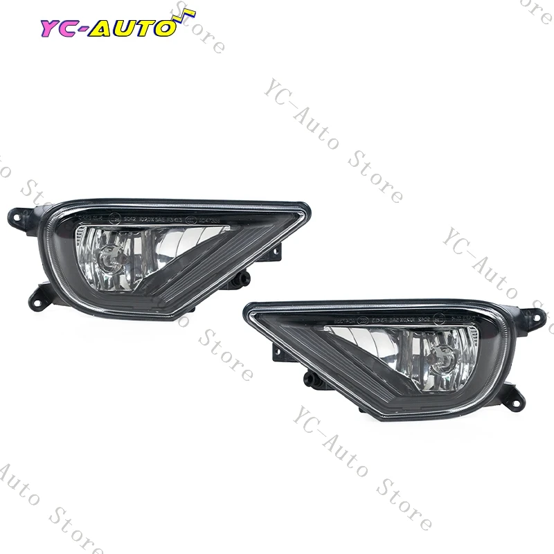 For Volkswagen VW Touareg 2016 2017 2018 Front Bumper Fog Light Lamp With Bulbs Car Accessorie 7P6941699G 7P6941700G