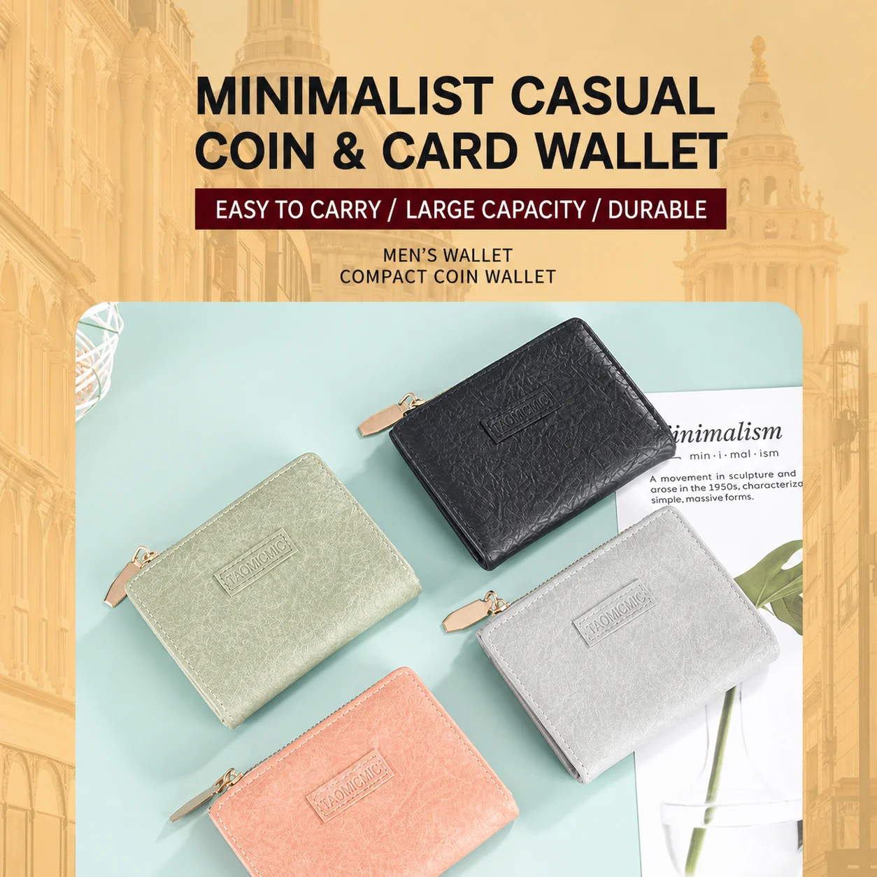 Women'S Purse Multi-Card Multi-Card Slot Purse Women'S Short Wallet Retro Document Holder For Students Daily Casual Use Student