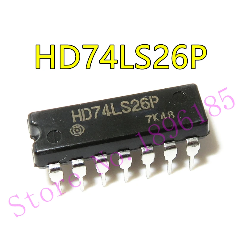 

5pcs/lot HD74LS26P DIP Quadruple 2-input High-voltage Interface Positive NAND Gates