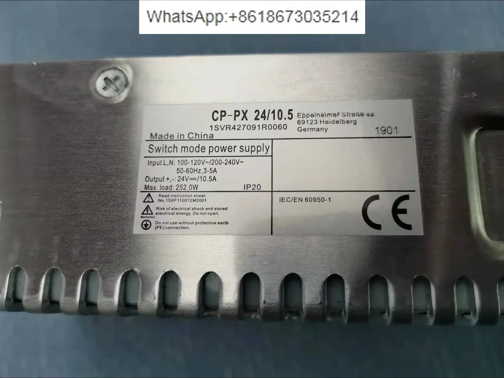 

Блок питания CP-PX 24/14,6 оригинальный подлинный